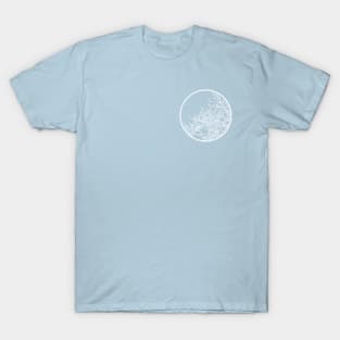 Winter Tree (small, no leaves, transparent) T-Shirt